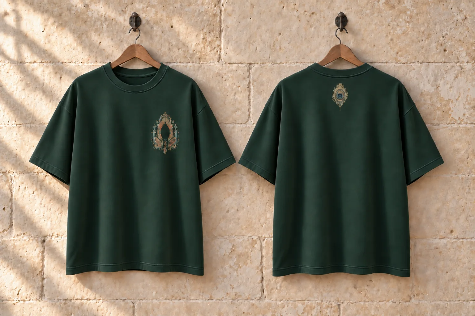 Threshold of Two Heavens · Deep Green · front and back